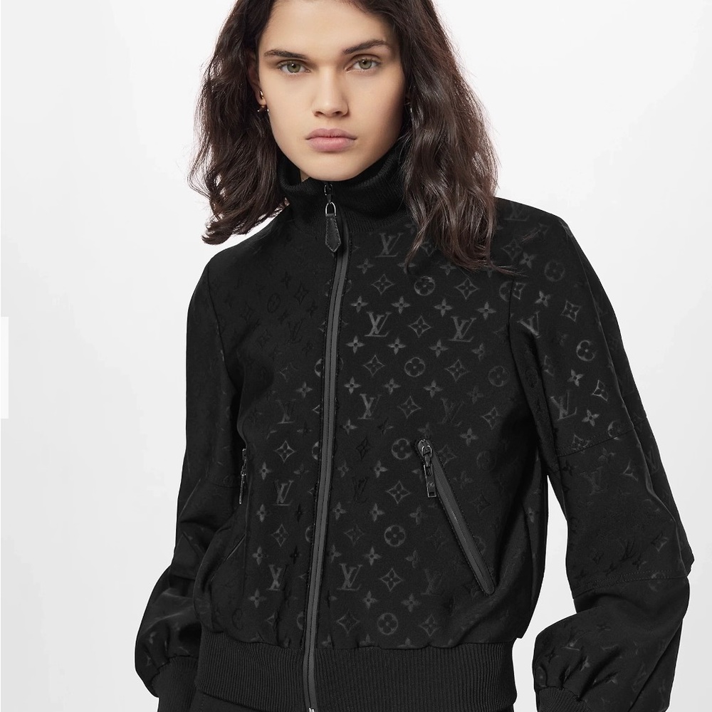LOUIS VUITTON JACKET COAT LV LOGO MONOGRAM 1A9EPZ